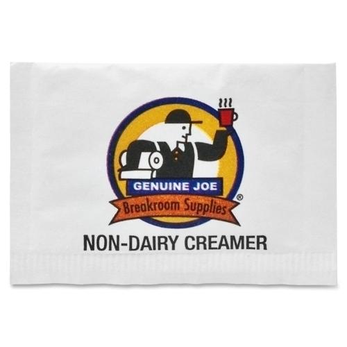 Case of [2] Genuine Joe Non-Dairy Creamer Packets, 800/PK, White