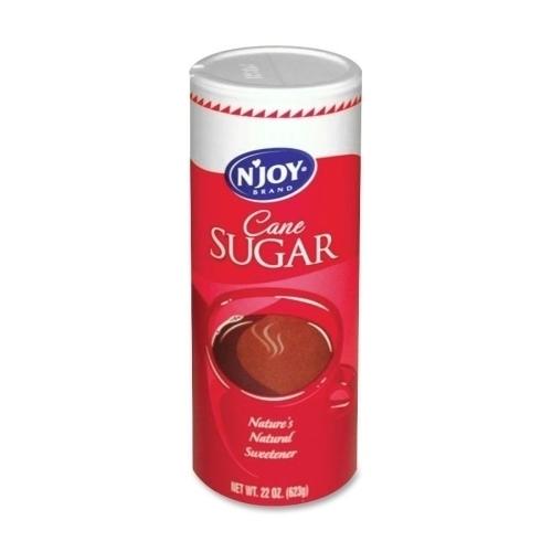 Case of [10] Sugar Foods Corp Pure Cane Sugar In Canister, 20 oz Canister, 1/PK