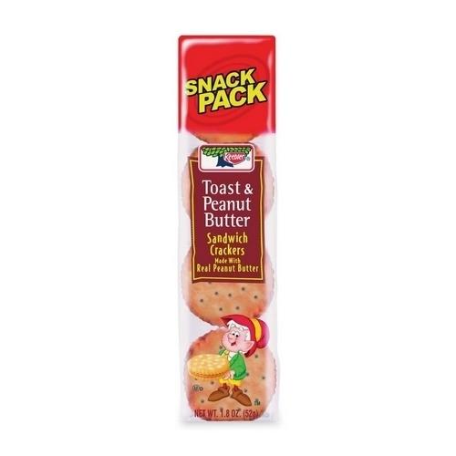 Case of [3] Keebler Toast/Peanut Butter Crackers, 1.8 oz, 8 Crackers/PK, 12/BX