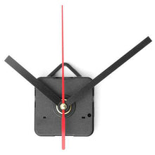 Load image into Gallery viewer, Black &amp; Red Hands DIY Quartz Wall Clock Movement Mechanism
