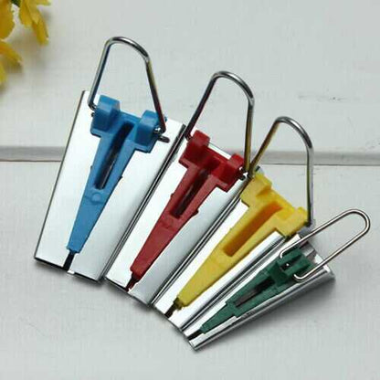 4 Fabric Bias Tape Maker Foot Awl Sewing Tools 6mm/12mm/18mm/25mm