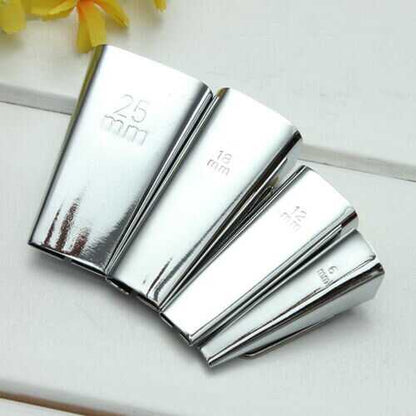 4 Fabric Bias Tape Maker Foot Awl Sewing Tools 6mm/12mm/18mm/25mm