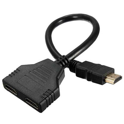 HD Male to 2 HD Female 1 in 2 out Splitter Adapter Connector Cable