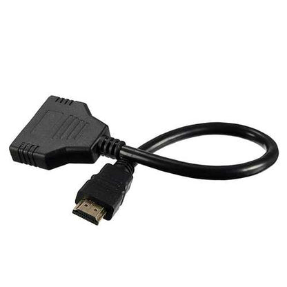 HD Male to 2 HD Female 1 in 2 out Splitter Adapter Connector Cable
