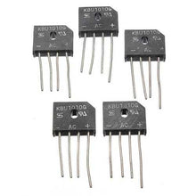 将图片加载到图库查看器，5Pcs 10A 1000V KBU1010 Single Phases Diode Rectifier Bridge IC Chip
