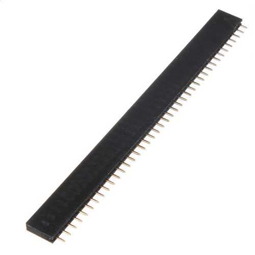 50pcs 40Pin 2.54mm Female Header Connector Socket For DIY