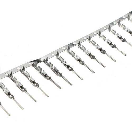 500 Pcs 2.54mm Dupont Jumper Wire Cable Male Pin Connector Terminal