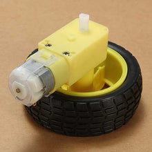 Load image into Gallery viewer, 8Pcs Rubber Wheel + DC Gear TT Motor For  Smart Robot Car
