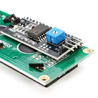 IIC/I2C 1602 Yellow Green Backlight LCD Display Module Geekcreit for Arduino - products that work with official Arduino boards