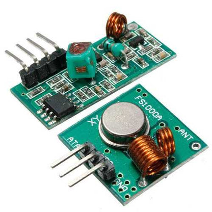 5Pcs 433Mhz Wireless RF Transmitter and Receiver Module Kit Geekcreit for Arduino - products that work with official Arduino boards