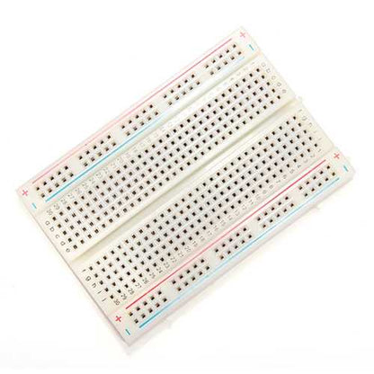 5pcs 8.5 x 5.5cm White 400 Holes Solderless Breadboard For