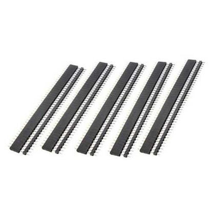 10 Pair 40 Pin 2.54mm Male Female SIL Socket Row Strip PCB Connector