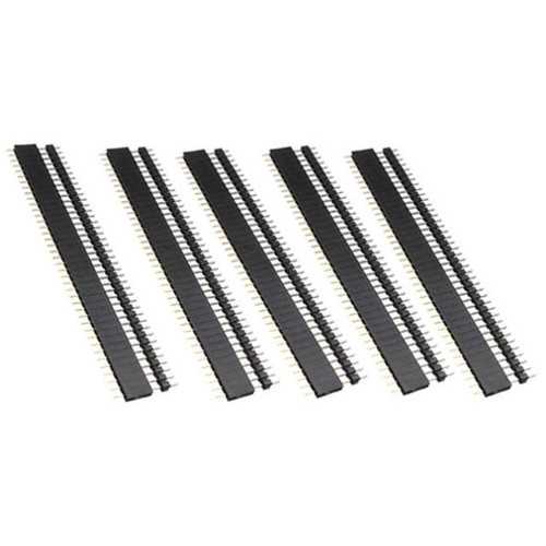 10 Pair 40 Pin 2.54mm Male Female SIL Socket Row Strip PCB Connector