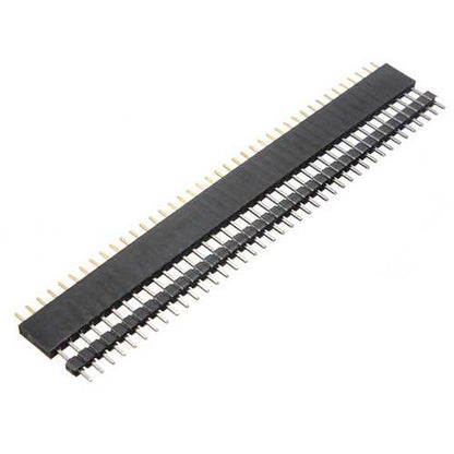 5 Pair 40 Pin 2.54mm Male Female SIL Socket Row Strip PCB Connector
