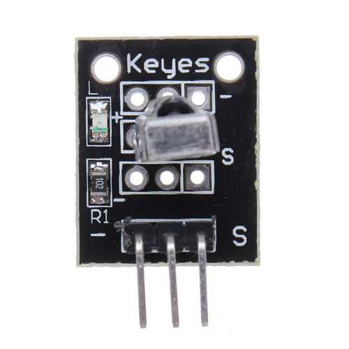 5Pcs KY-022 Infrared IR Receiver Sensor Module Geekcreit for Arduino - products that work with official Arduino boards