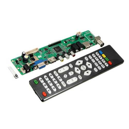 Geekcreit? T.SK106A.03 T.SK105A.03 Universal LCD TV Controller Driver Board PC/VGA/HD/USB Interface