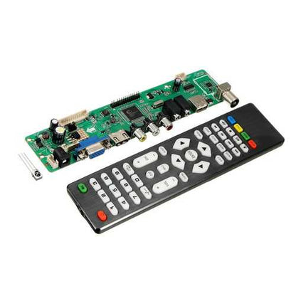 Geekcreit? T.SK106A.03 T.SK105A.03 Universal LCD TV Controller Driver Board PC/VGA/HD/USB Interface