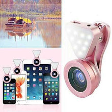 将图片加载到图库查看器，Glow Face 3 In 1 Photo Lens And Fill Lighting Clip
