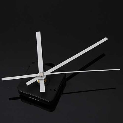 DIY White Hands Quartz Movement Mechanism Wall Clock