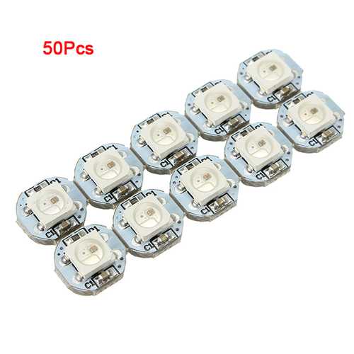 50Pcs Geekcreit? DC 5V 3MM x 10MM WS2812B SMD LED Board Built-in IC-WS2812
