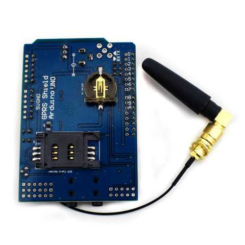 SIM900 Quad Band GSM GPRS Shield Development Board Geekcreit for Arduino - products that work with official Arduino boards