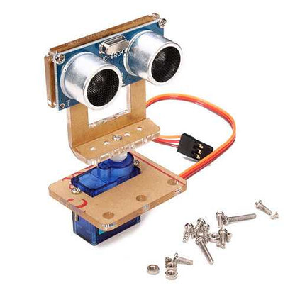 Smart Robot Acrylic Mounting Servo Bracket For Ultrasonic Ranging Module Analog Servo