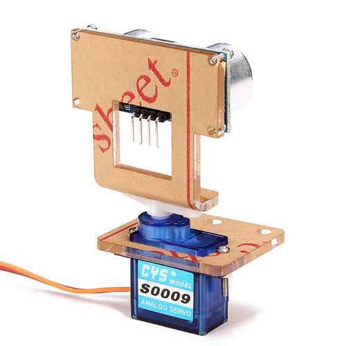 Smart Robot Acrylic Mounting Servo Bracket For Ultrasonic Ranging Module Analog Servo