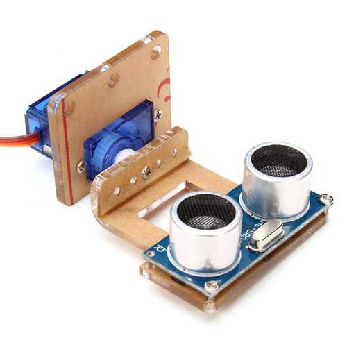 Smart Robot Acrylic Mounting Servo Bracket For Ultrasonic Ranging Module Analog Servo