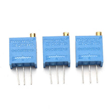将图片加载到图库查看器，50Pcs 3296W Multiturn Trimmer Resistance Potentiometer Kit
