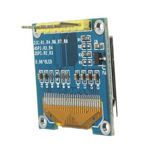 7Pin 0.96 Inch IIC/SPI Serial 128x64 White OLED Display Module
