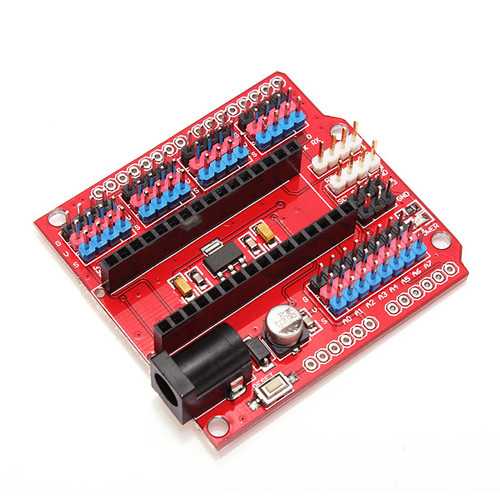 5Pcs Multi-Function Funduino Nano Shield Nano Sensor Expansion Board Geekcreit for Arduino - products that work with official Arduino boards