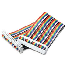 將圖片載入圖庫檢視器 3Pcs GPIO 40P Rainbow Ribbon Cable For Raspberry Pi 2 Model B&amp;B+
