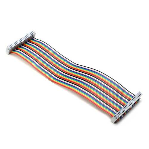 3Pcs GPIO 40P Rainbow Ribbon Cable For Raspberry Pi 2 Model B&B+