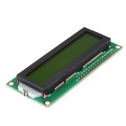 5Pcs 1602 Character LCD Display Module Yellow Backlight Geekcreit for Arduino - products that work with official Arduino boards