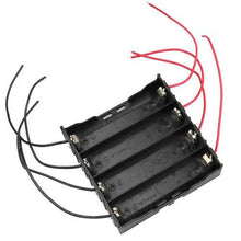 将图片加载到图库查看器，5pcs DIY 4 Slot 18650 Battery Holder With 8 Leads
