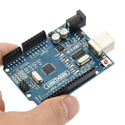 3Pcs UNO R3 ATmega328P Development Board No Cable Geekcreit for Arduino - products that work with official Arduino boards
