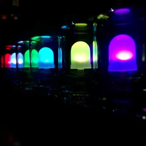 Geekcreit? DIY Aurora LED Colorful Light Cube Chromatography Glass Clock Kit