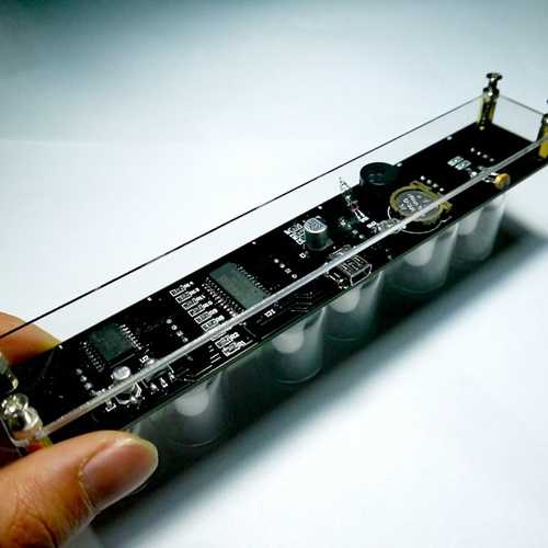 Geekcreit? DIY Aurora LED Colorful Light Cube Chromatography Glass Clock Kit