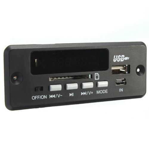 7-12V Hands Free bluetooth MP3 Decoder Board With bluetooth Module+FM