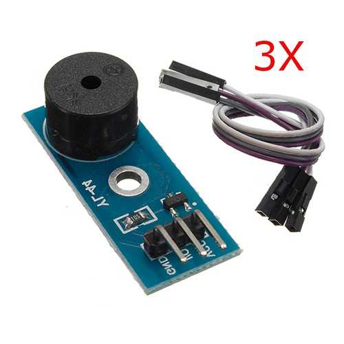 3Pcs 3.3-5V Passive Buzzer Alarm Module