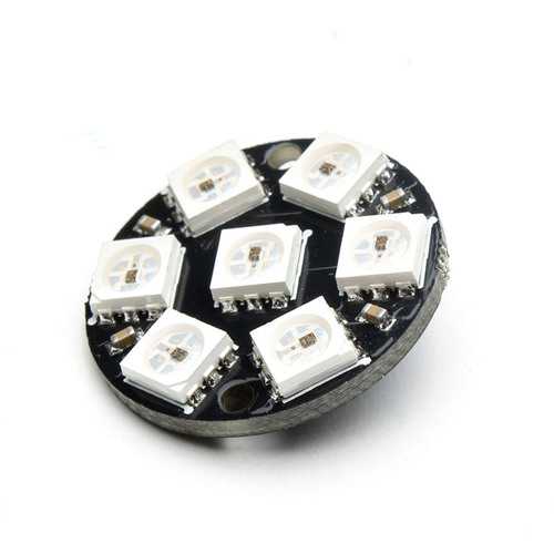 5Pcs CJMCU 7 Bit WS2812 5050 RGB LED Driver Development Board Geekcreit for Arduino - products that work with official Arduino boards