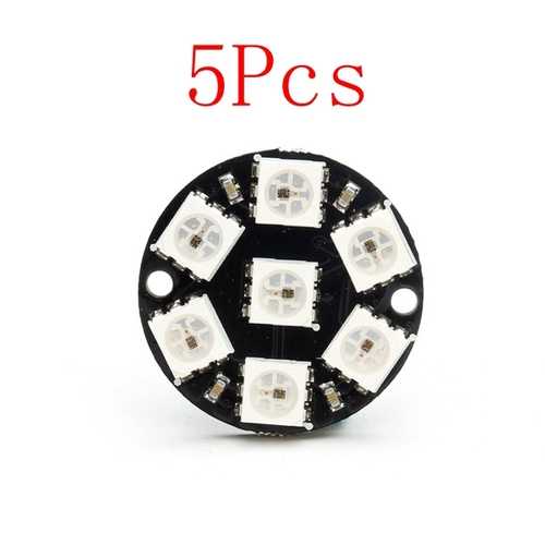 5Pcs CJMCU 7 Bit WS2812 5050 RGB LED Driver Development Board Geekcreit for Arduino - products that work with official Arduino boards