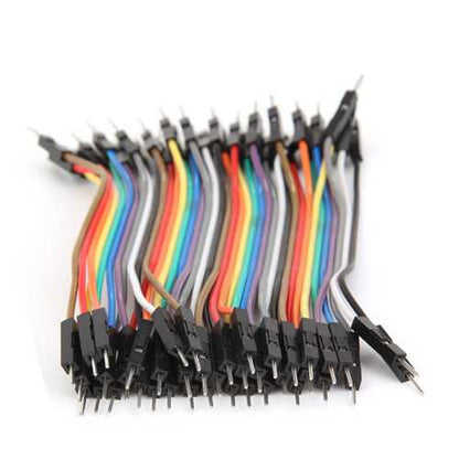 400pcs 10cm Male To Male Jumper Cable Dupont Wire For