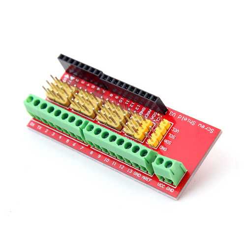 Screw Shield V3 Terminal Expansion Board For UNO R3 Geekcreit for Arduino - products that work with official Arduino boards