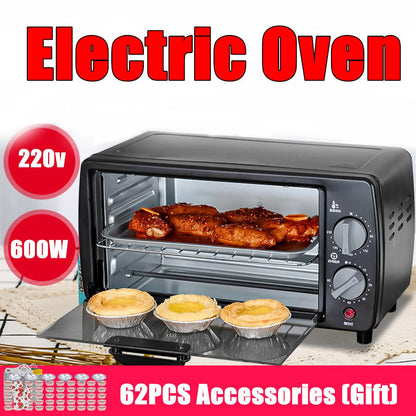 9L 220V Benchtop Oven 600W Microwave Oven Household Appliances Defrosting Heating Food Cooking Baking Easy to Use and Clean
