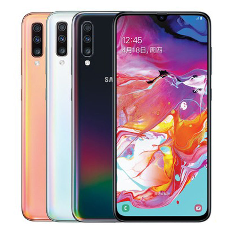 Samsung Galaxy A70 Used Phone Single Sim 6GB RAM 128GB ROM Mobile Phone Octa Core 6.7" Snapdragon 675 NFC Cellphone