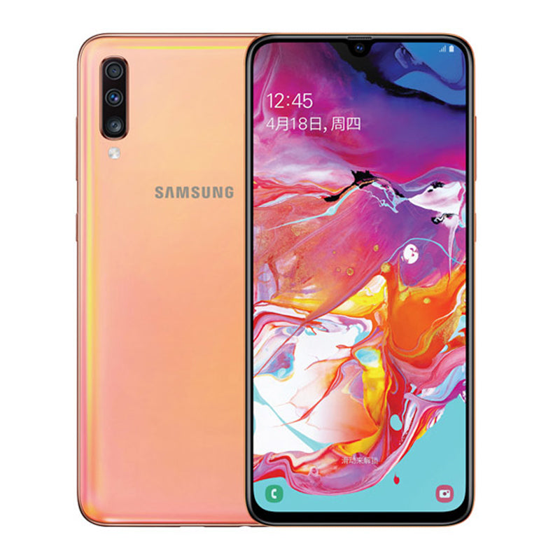 A705F Samsung Galaxy A70 Dual Sim 6GB RAM 128GB ROM Mobile Phone Octa Core 6.7" Snapdragon 675 NFC Cellphone