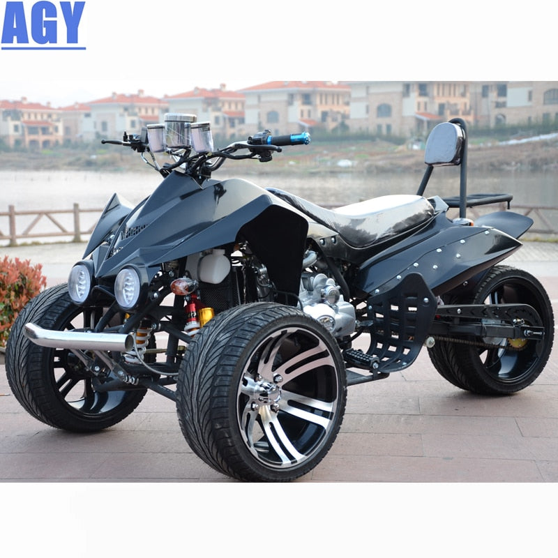 AGY winch supported 3 wheel trike/petrol motorcycle