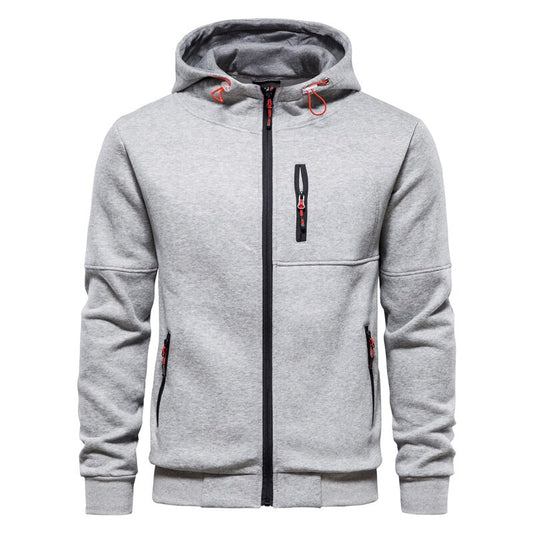 AIOPESON Fleece Cotton Hoodie Men Casual Outdoor Solid Color Mens Sweatshirts New Winter Fashion High Quality Hoodies for Men