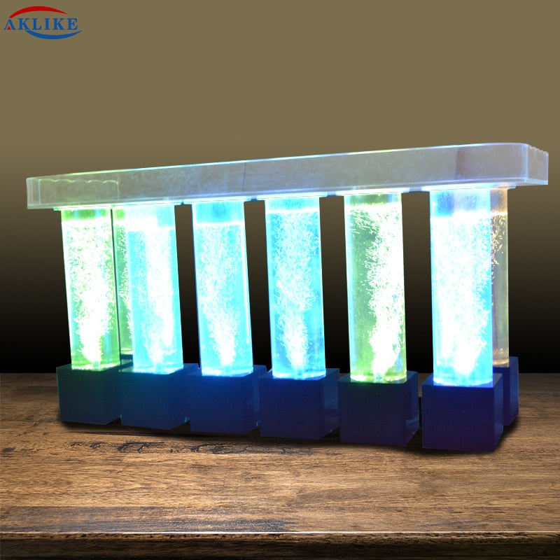 AKLIKE dj light with lights led acrylic dj table bar table for bar, dj equipment DJ booth dj laptop stand dj laser lights